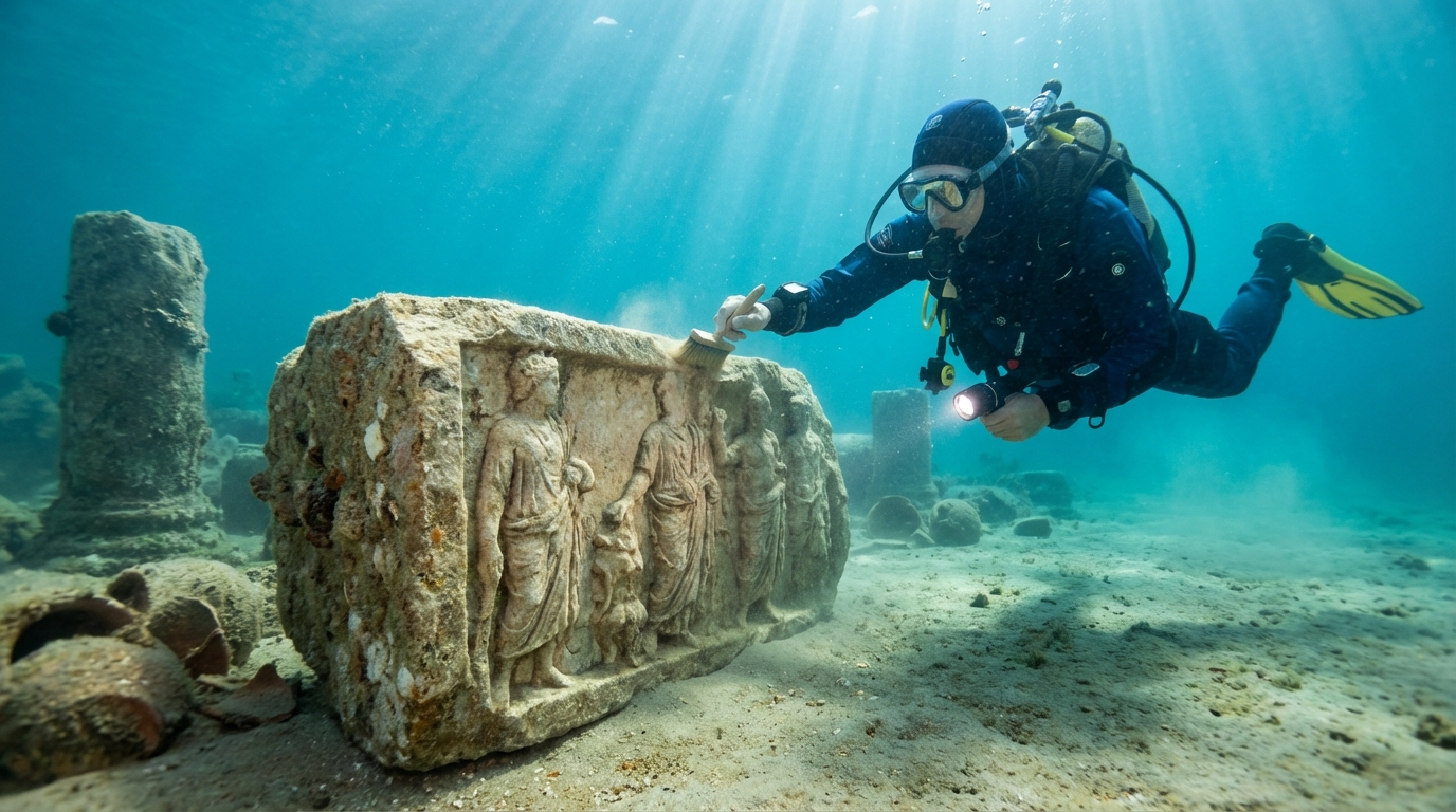 découvrez la récente découverte des vestiges de l'une des sept merveilles du monde, retrouvés en mer après plus de 1 600 ans de disparition. une révélation historique fascinante.